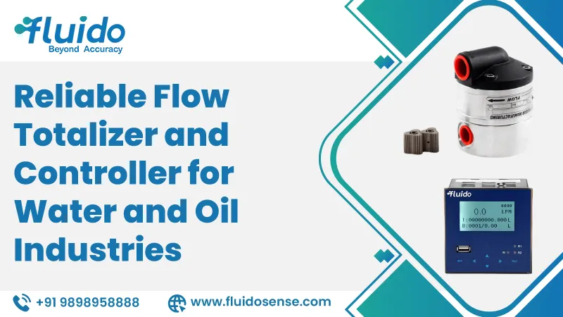 Reliable Flow Totalizer and Controller for Water and Oil Industries