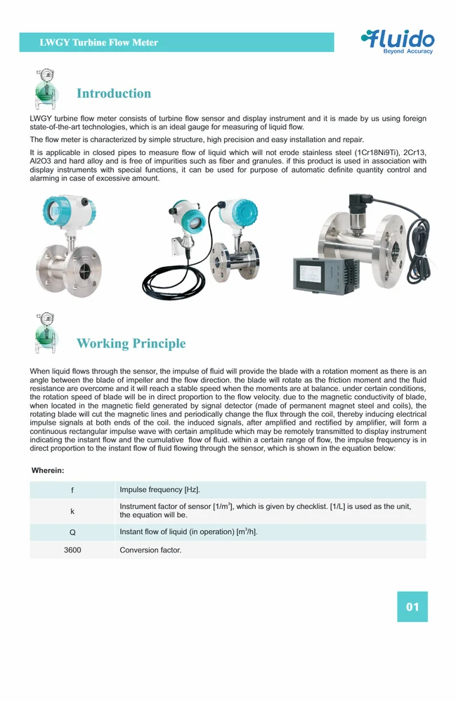Digital Solvent Type Turbine Flow Meter view 5